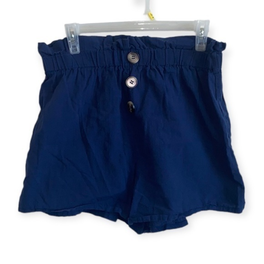 5/$30 🎈 Shein curve‎ women’s 0XL navy paperbag shorts